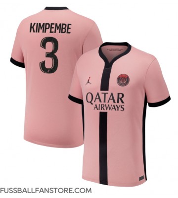 Paris Saint-Germain Presnel Kimpembe #3 Replik 3rd trikot 2024-25 Kurzarm